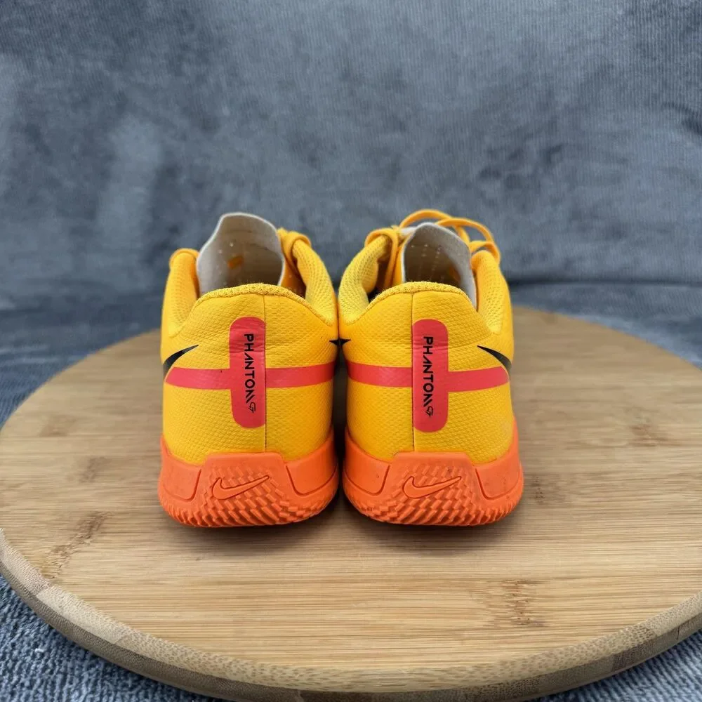Nike Phantom GT2 Academy IC Shoes Boys Size 1.5Y Yellow Soccer DC0825-808
